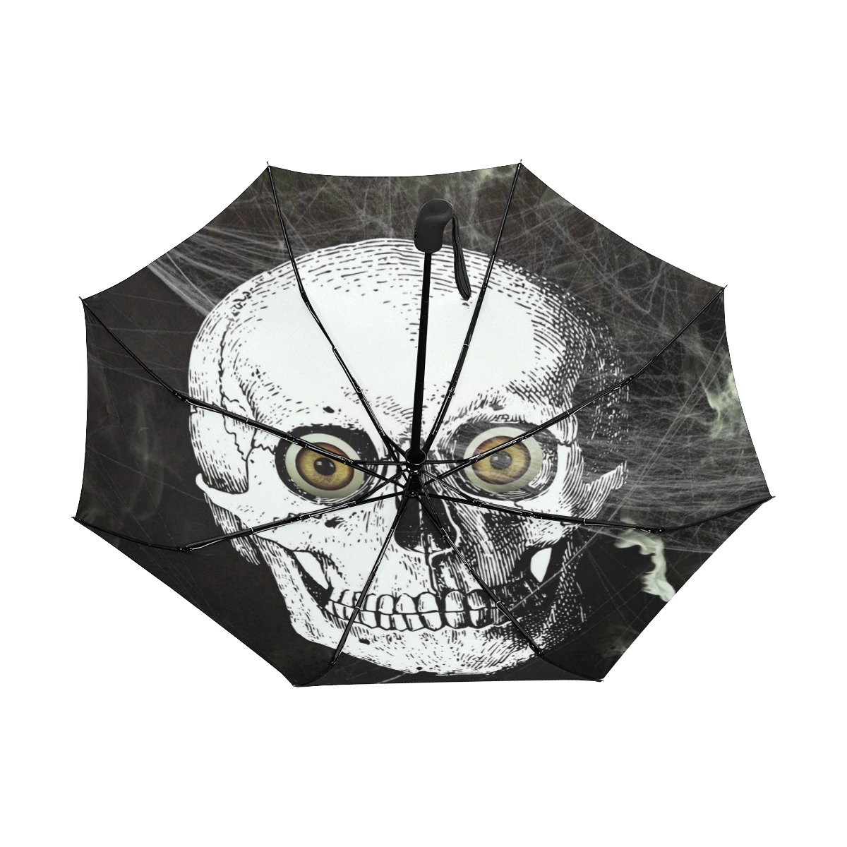 Skull 20161121_by_JAMColors Anti-UV Auto-Foldable Umbrella (Underside Printing) (U06)