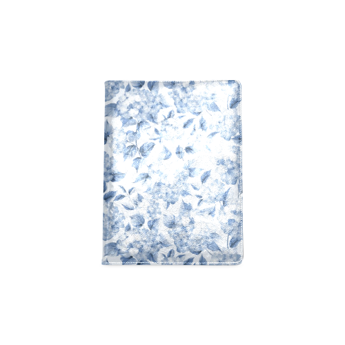 Blue and White Floral Pattern Custom NoteBook B5