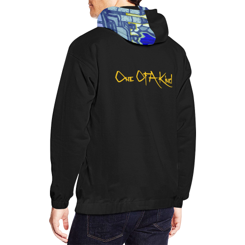 One of a Kind All Over Print Hoodie for Men/Large Size (USA Size) (Model H13)