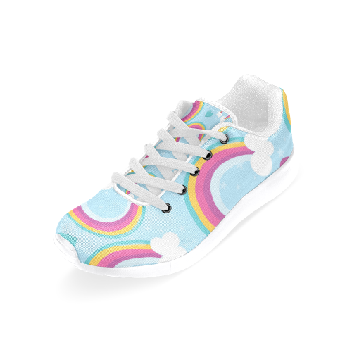 Rainbow Sky Women's Running Shoes/Large Size (Model 020)