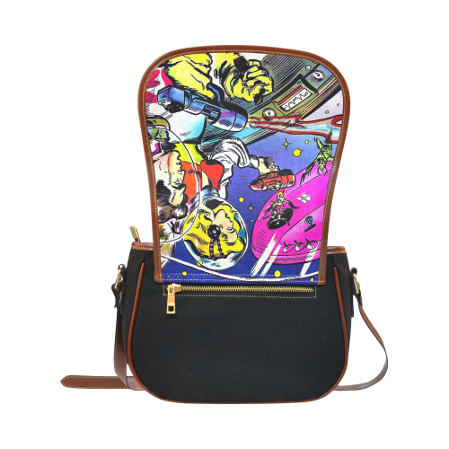 Battle in Space 2 Saddle Bag/Small (Model 1649)(Flap Customization)