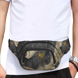 Beautiful wild horse with steampunk elements Fanny Pack/Small (Model 1677)