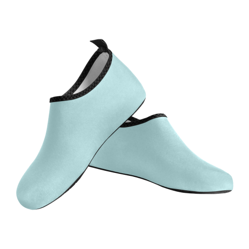 color powder blue Men's Slip-On Water Shoes (Model 056)