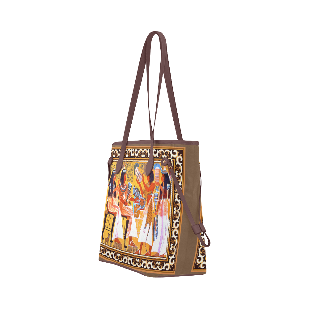 Egyptian Queens Clover Canvas Tote Bag (Model 1661)