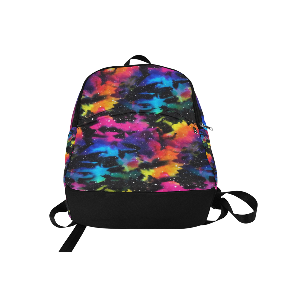 Tie Dye Rainbow Galaxy Fabric Backpack for Adult (Model 1659)