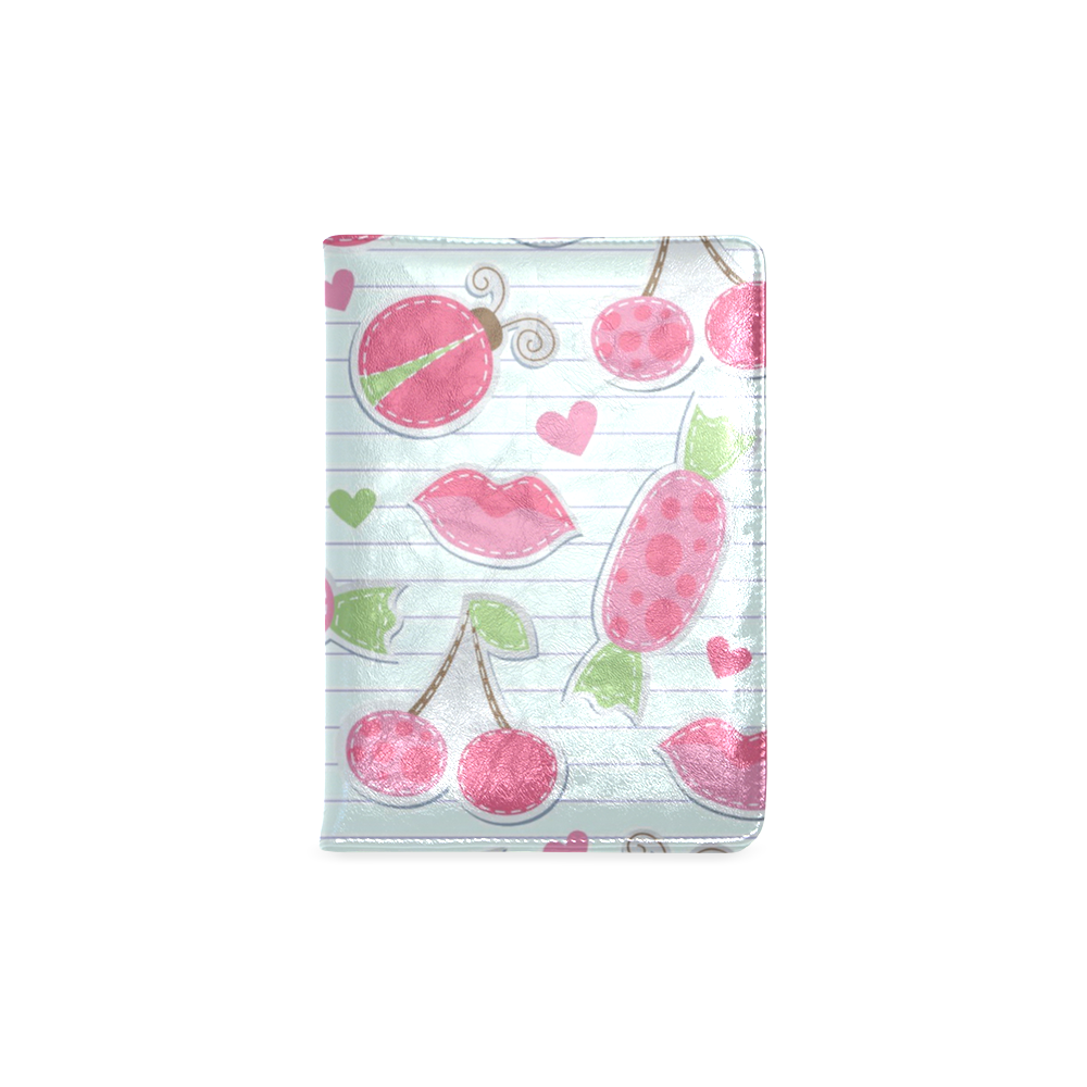 Pink Ladybugs and Cherries Custom NoteBook A5