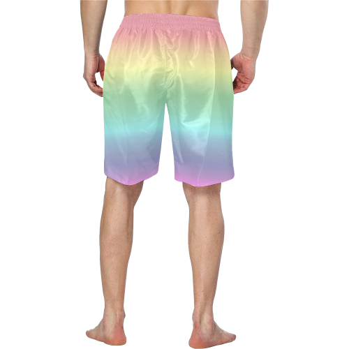 Pastel Rainbow Men's Swim Trunk (Model L21)
