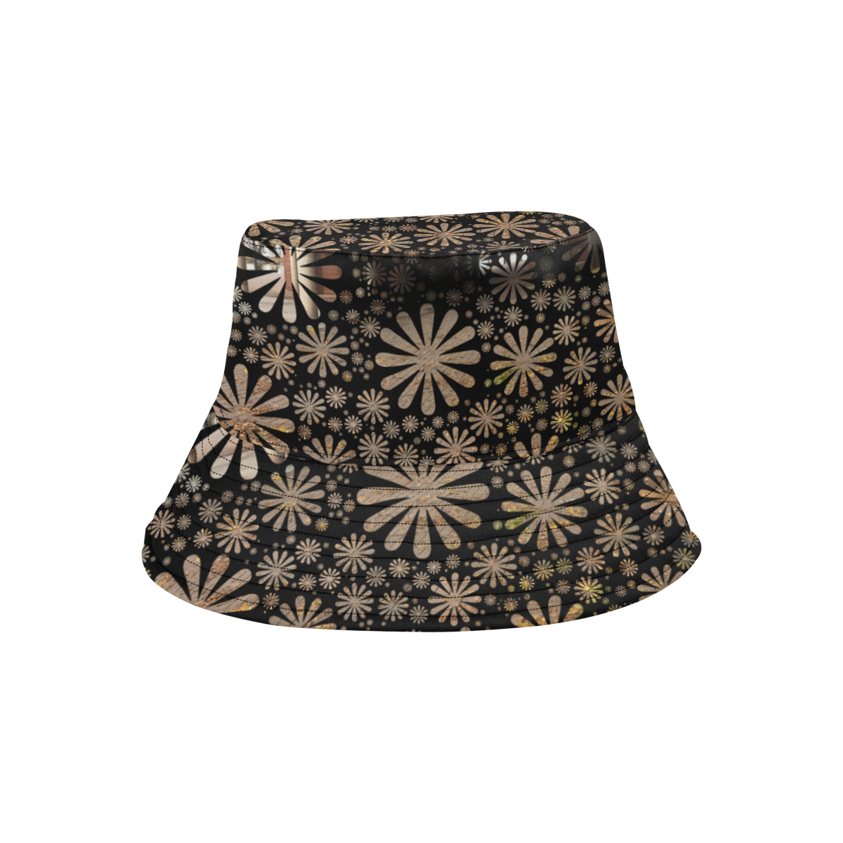 Flowers and Pavilion All Over Print Bucket Hat