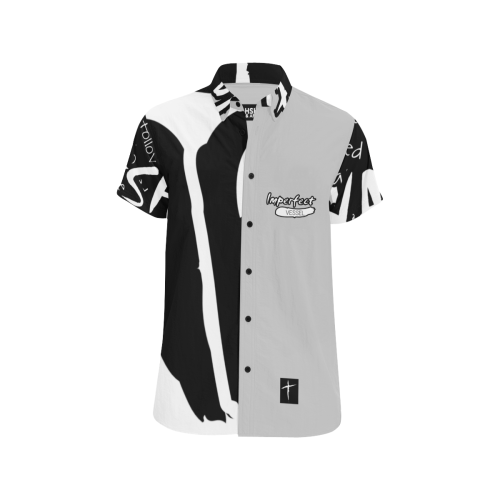 GRAY 3 Men's All Over Print Short Sleeve Shirt (Model T53)
