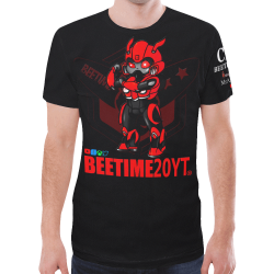 my signature beetime logo New All Over Print T-shirt for Men/Large Size (Model T45)