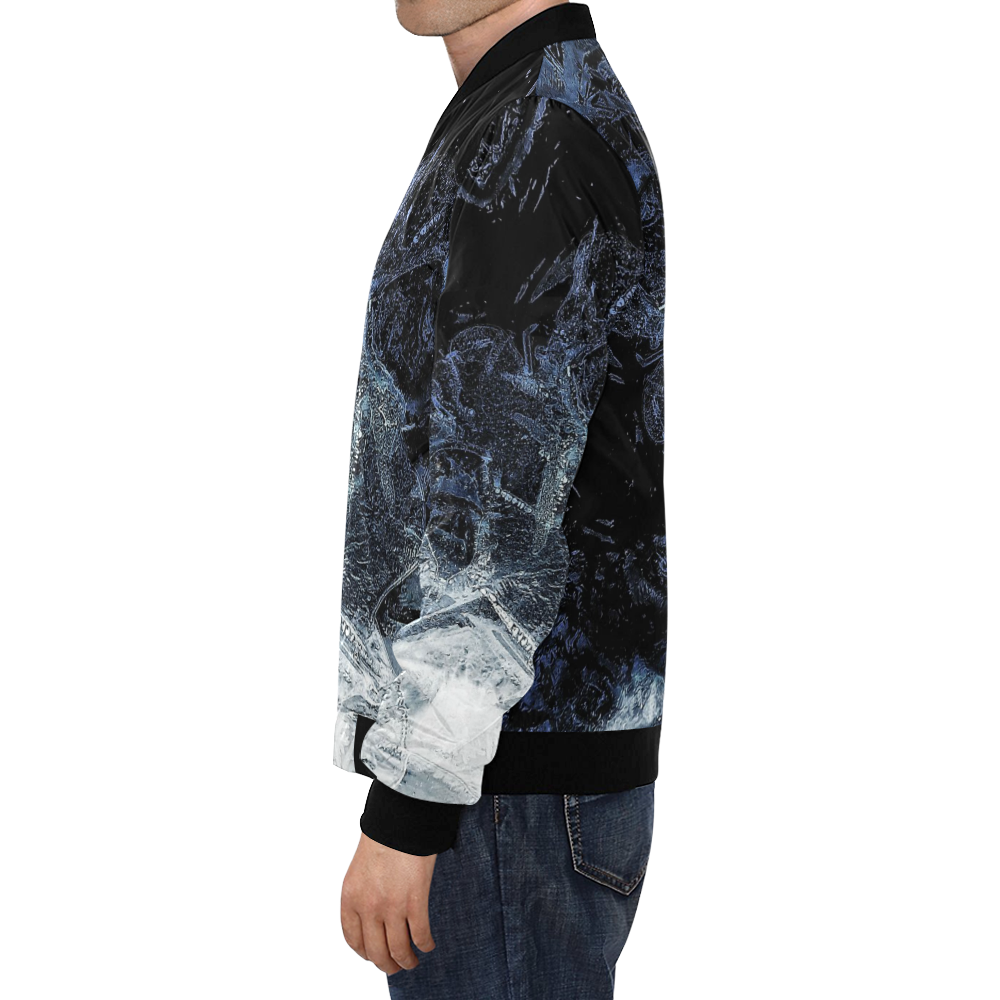 oil_a All Over Print Bomber Jacket for Men (Model H19)