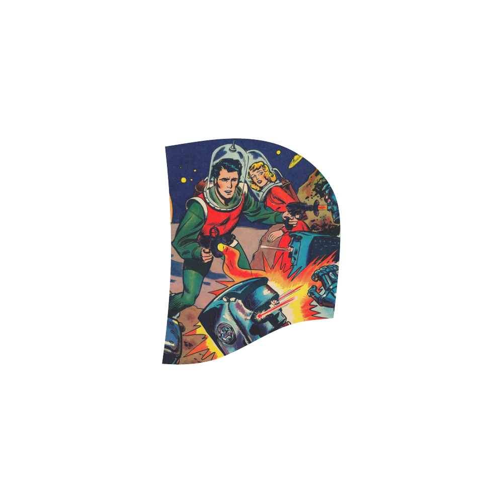 Battle in Space All Over Print Sleeveless Hoodie for Women (Model H15)