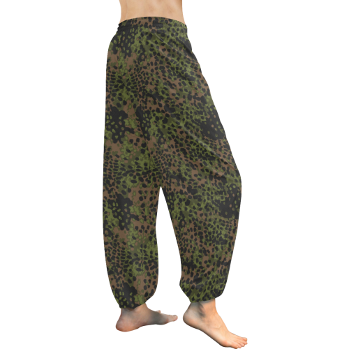 Platanenmuster summer camouflage Women's All Over Print Harem Pants (Model L18)