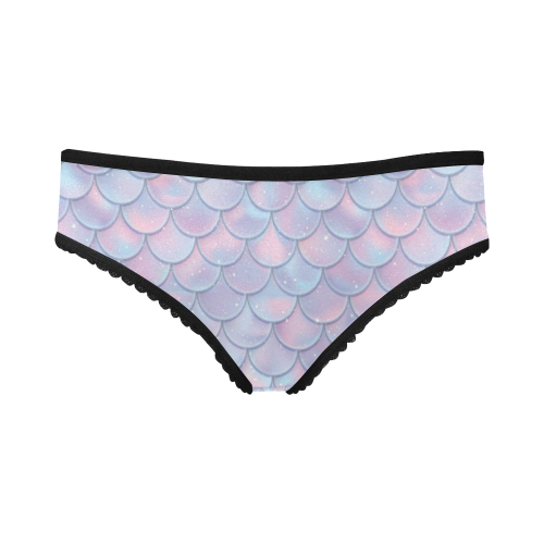 Mermaid Scales Women's All Over Print Girl Briefs (Model L14)