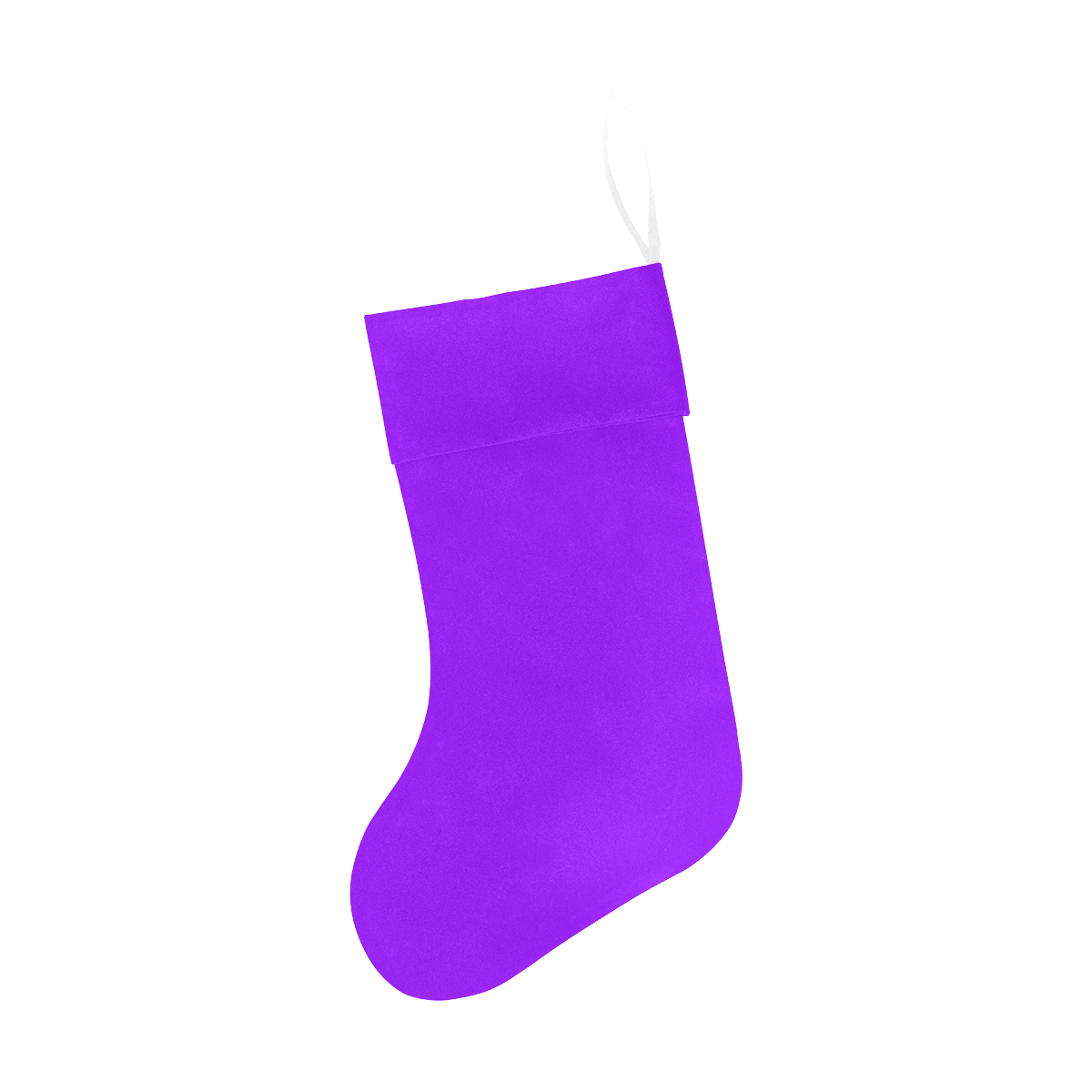 color electric violet Christmas Stocking