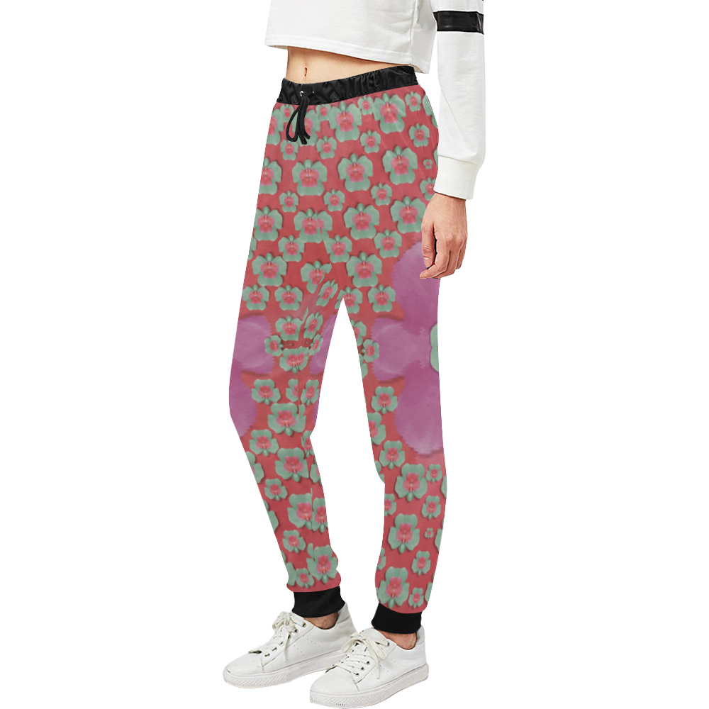 fantasy flowers in everything Unisex All Over Print Sweatpants (Model L11)
