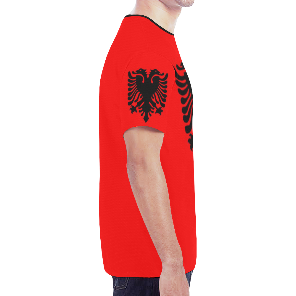 Albania - Official World Peace Flag New All Over Print T-shirt for Men (Model T45)