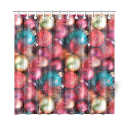 Christmas Lights by Artdream Shower Curtain 72"x72"