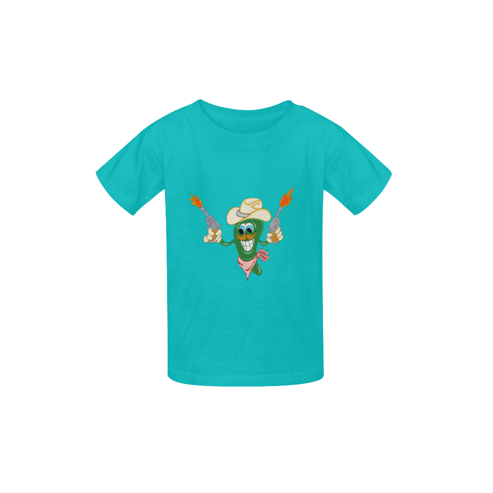 Sherif Jalapeno Sea Green Kid's  Classic T-shirt (Model T22)