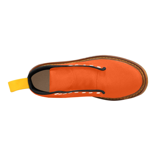 color orange red Martin Boots For Men Model 1203H