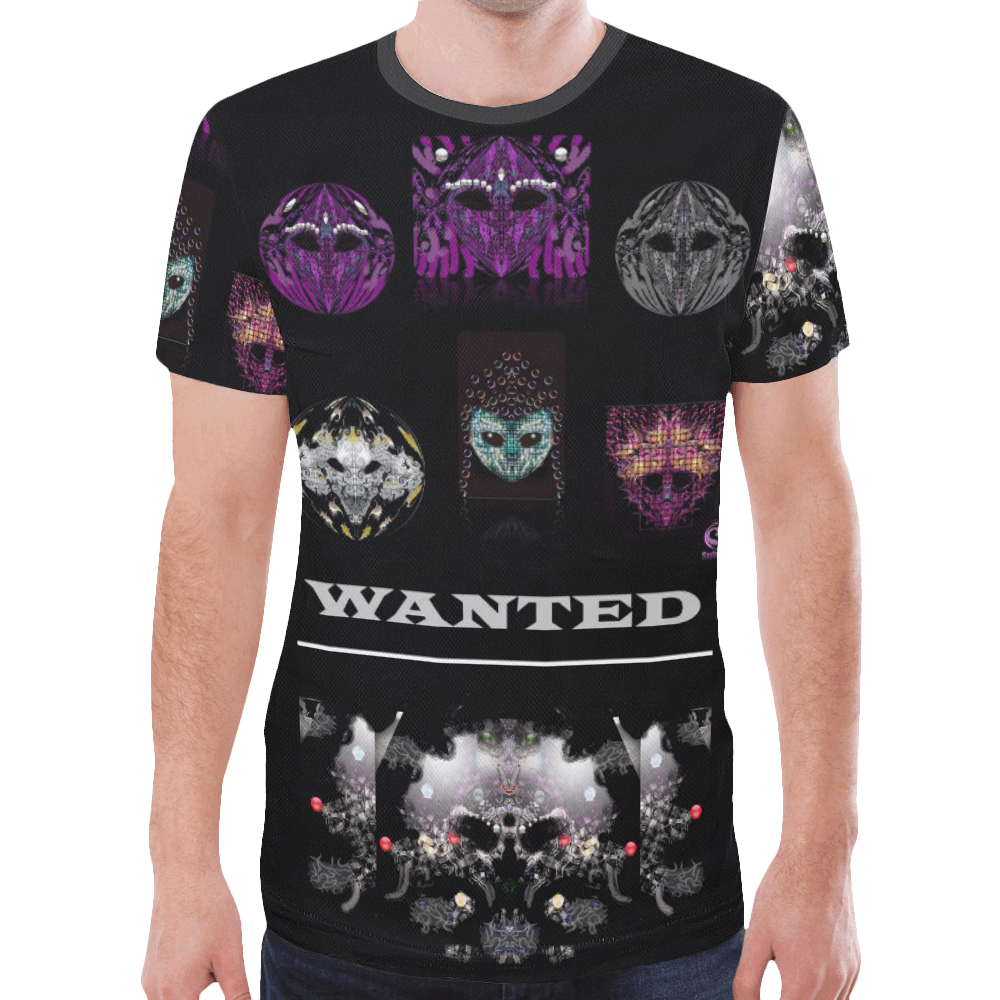 Wanted New All Over Print T-shirt for Men (Model T45)
