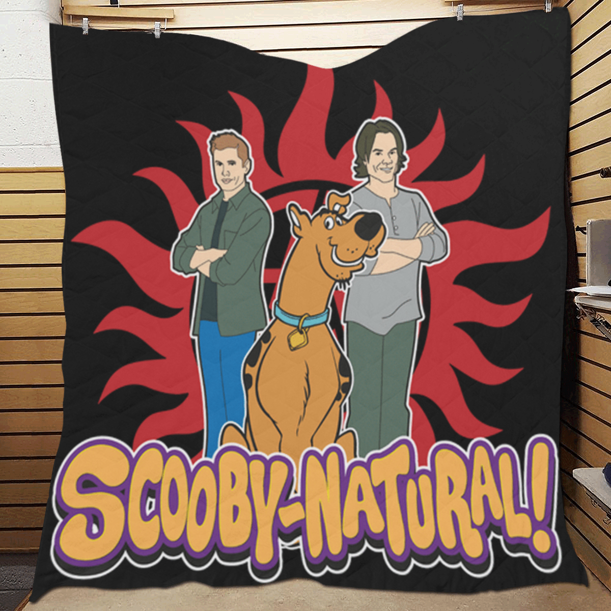 Scoobynatural quilt Quilt 70"x80"