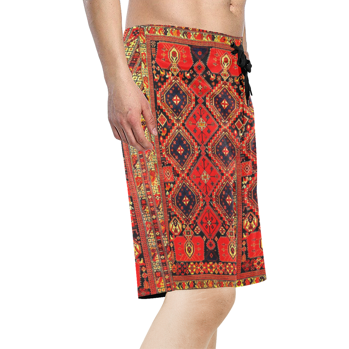 Azerbaijan Pattern 3 Men's All Over Print Board Shorts (Model L16)