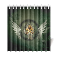 Skull in a hand Shower Curtain 69"x72"