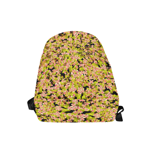 Flower Pattern Unisex Classic Backpack (Model 1673)