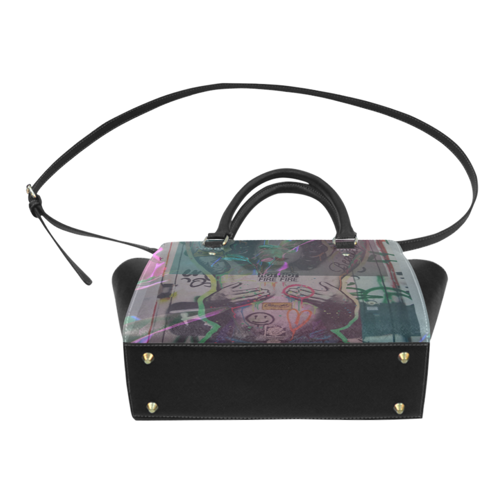 graffiti body graphic Classic Shoulder Handbag (Model 1653)