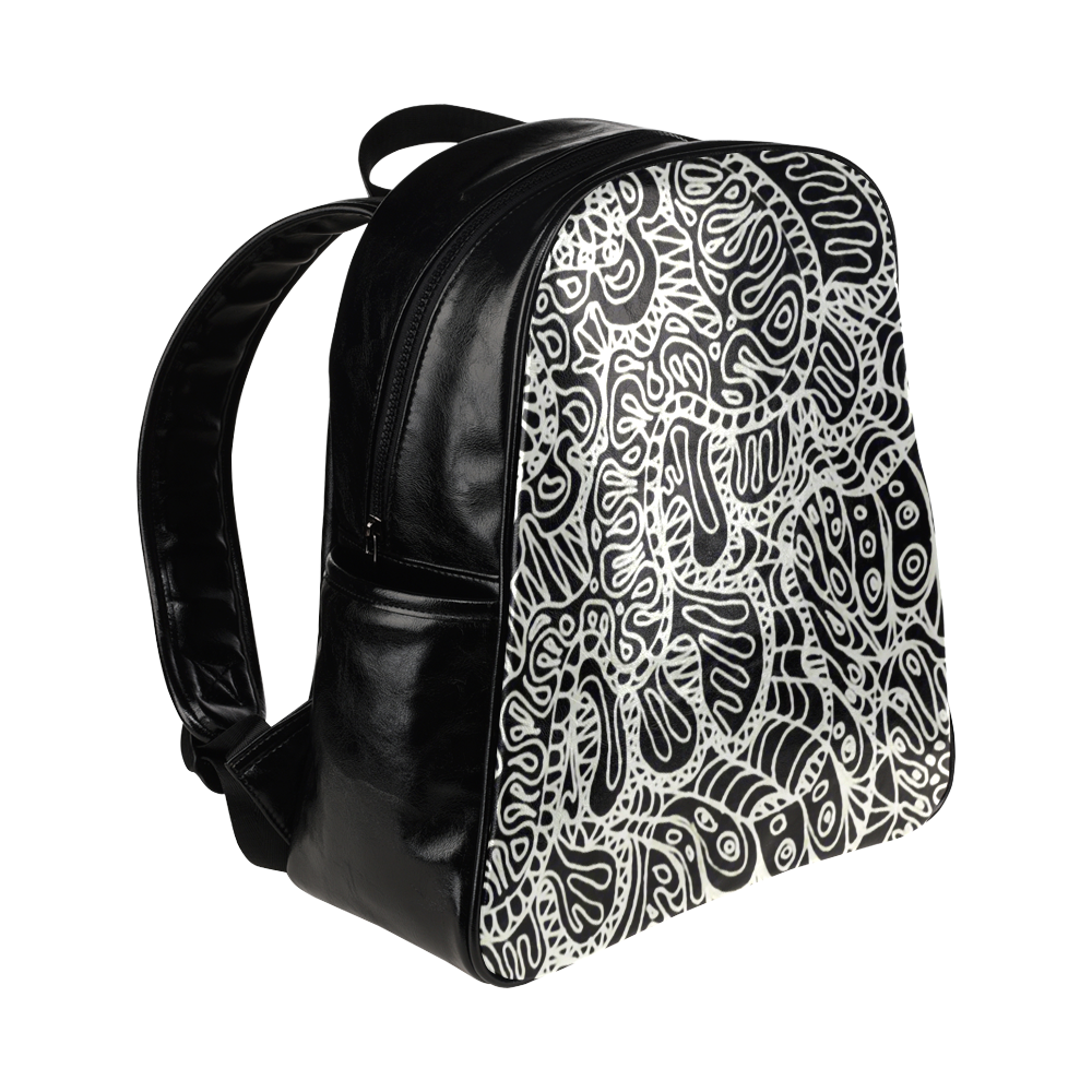 Doodle Style G361 Multi-Pockets Backpack (Model 1636)