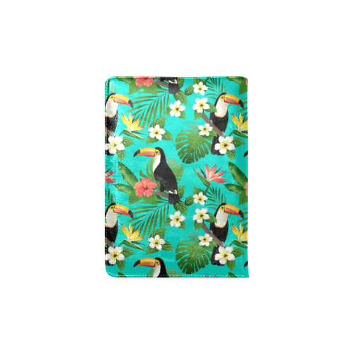 Tropical Summer Toucan Pattern Custom NoteBook A5