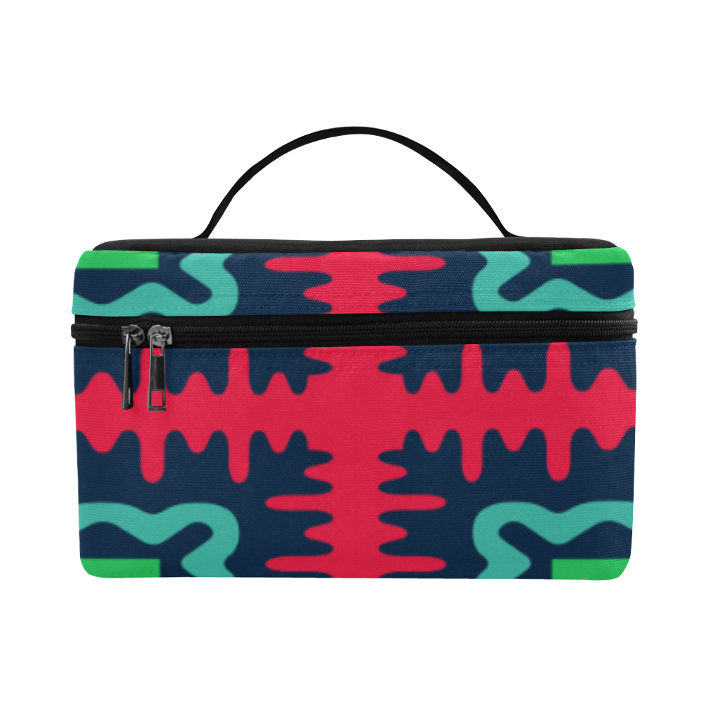 Waves in retro colors Lunch Bag/Large (Model 1658)