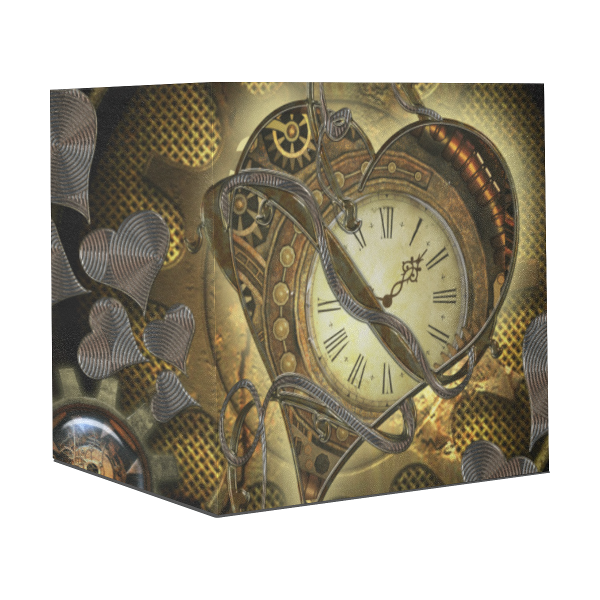 Awesome steampunk heart Gift Wrapping Paper 58"x 23" (5 Rolls)