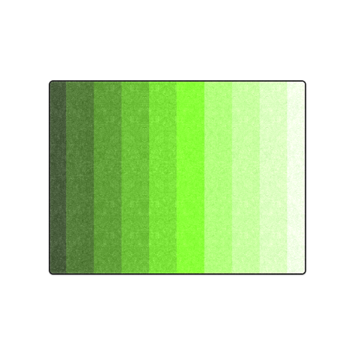 Green stripes Blanket 50"x60"