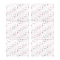 Pattern Orchidées Placemat 14’’ x 19’’ (Six Pieces)