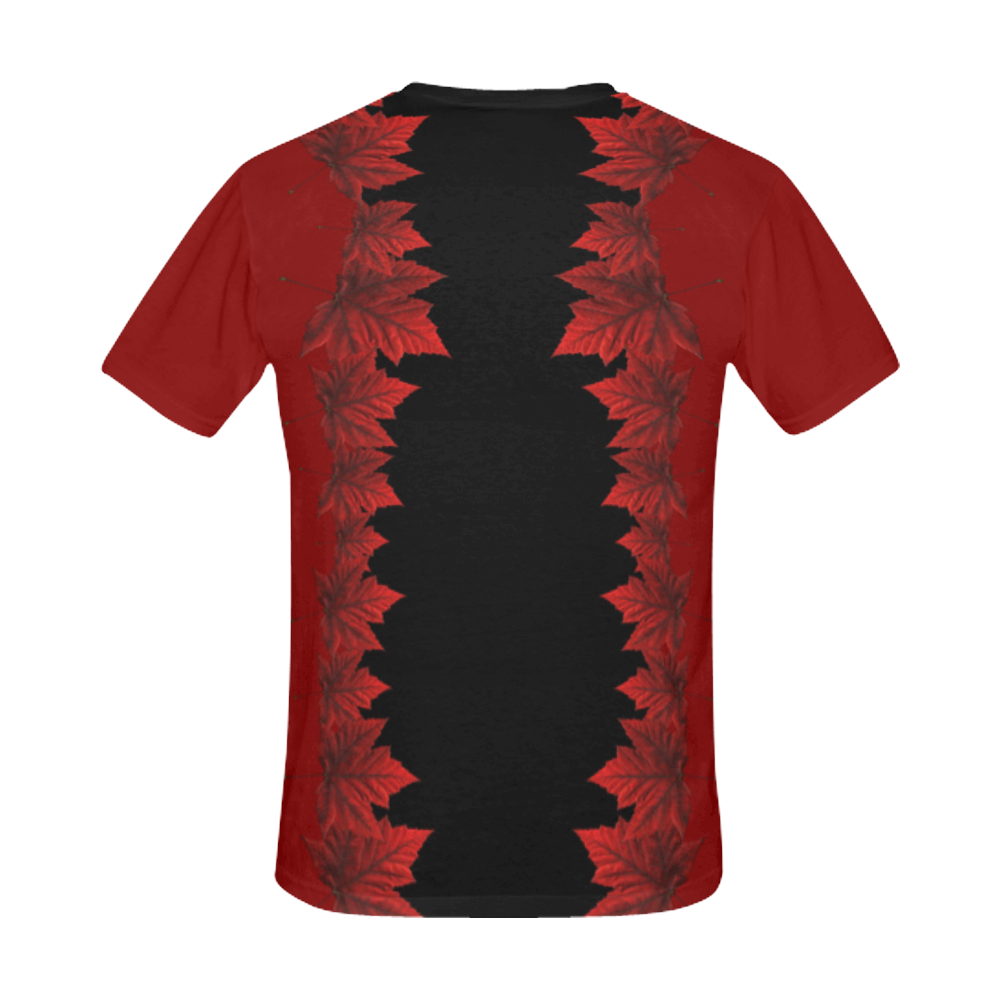 Canada Maple Leaf T-shirts Plus Size All Over Print T-Shirt for Men/Large Size (USA Size) Model T40)
