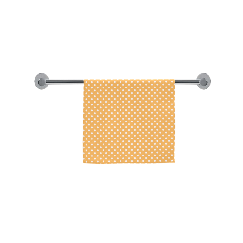 Yellow orange polka dots Custom Towel 16"x28"