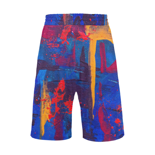 oil_l Men's All Over Print Casual Shorts (Model L23)