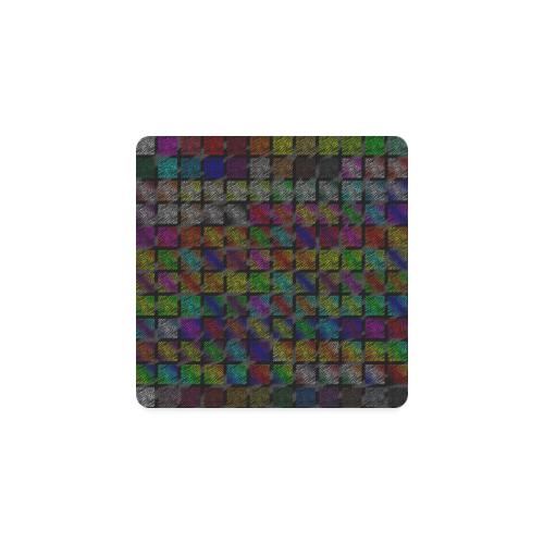 Ripped SpaceTime Stripes Collection Square Coaster