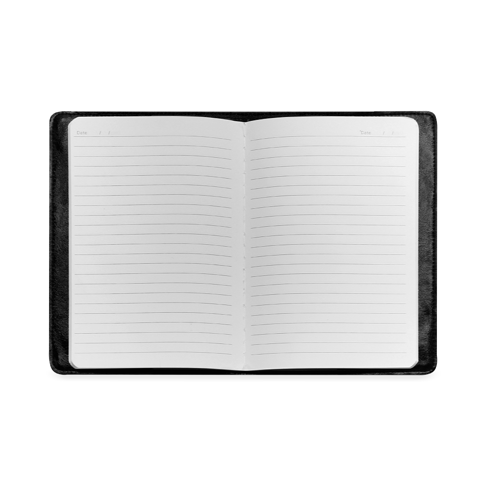 Blue-Black Pattern Custom NoteBook A5