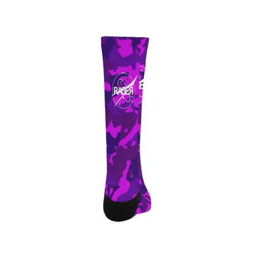 22 year rager NASA LOGO purple long socks Trouser Socks