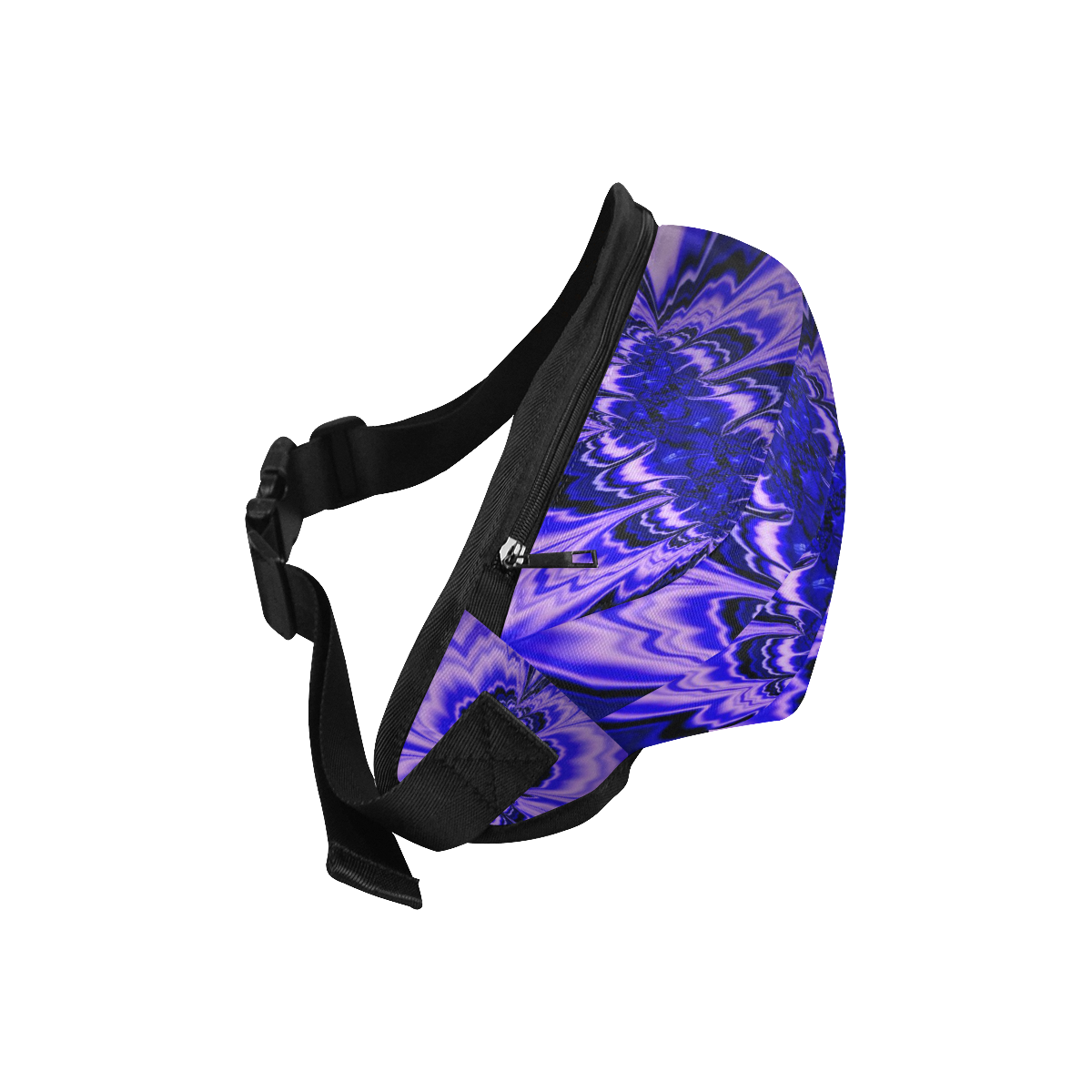 amazing Fractal 43 blue by JamColors Fanny Pack/Large (Model 1676)