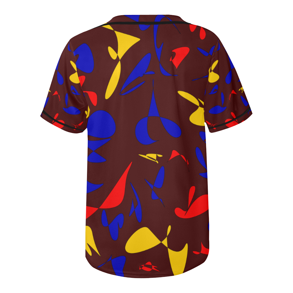 zappwaits abstract 02 All Over Print Baseball Jersey for Men (Model T50)