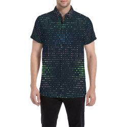 Prismic Rainbow Men's All Over Print Short Sleeve Shirt (Model T53)