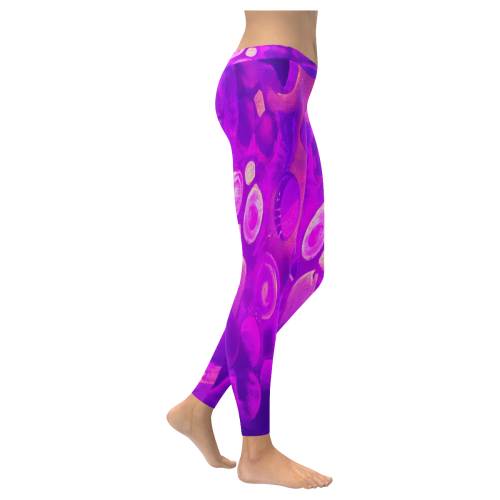 Wayward leggings Women's Low Rise Leggings (Invisible Stitch) (Model L05)