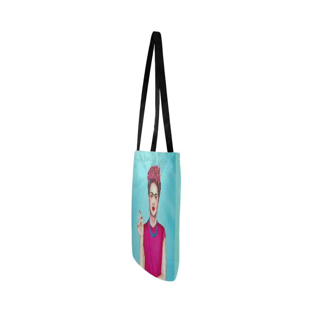 FRIDA IN THE PINK Reusable Shopping Bag Model 1660 (Two sides)