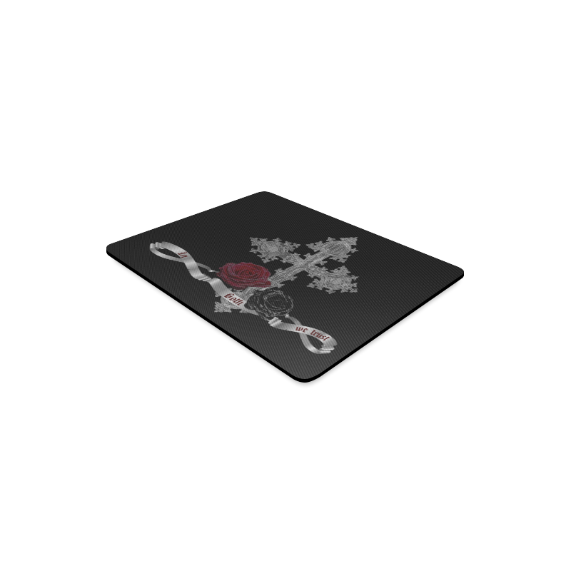In Goth We Trust Rectangle Mousepad