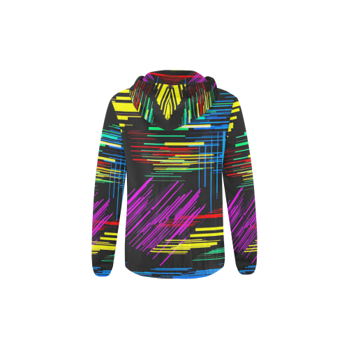 New Pattern factory 2A by JamColors All Over Print Full Zip Hoodie for Kid (Model H14)