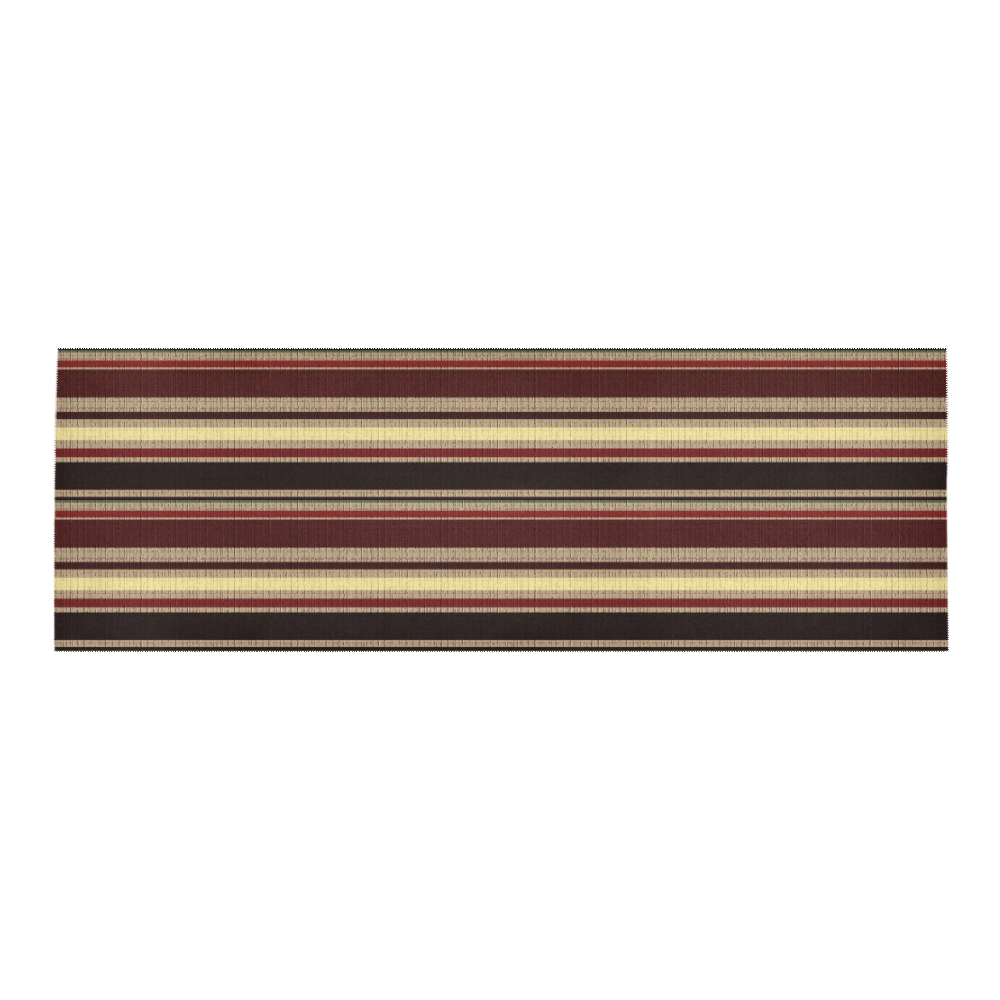 Dark textured stripes Area Rug 9'6''x3'3''
